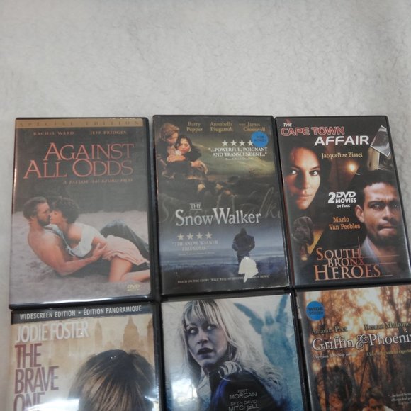 ACTION ADVENTURE DRAMA ROMANCE MOVIE 6 PACK DVD LOT - Picture 2 of 3